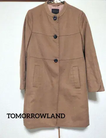 TOMORROWLAND 노카라 코트 울 캐시미어 M.