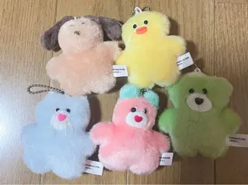 모조조조 봉제 인형 마스코트 전 5종 세트 미사용