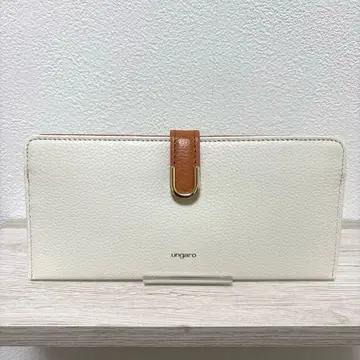 [ 새상품 ] 유 바이 웅가로 얇은 타입 장지갑 아이보리 상자 없음