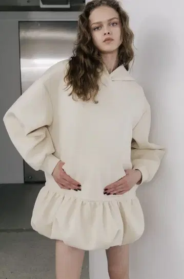 thetoe 바그너 후드 원피스