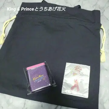 King & Prince와 불꽃놀이 캔 반창고 파우치 토트