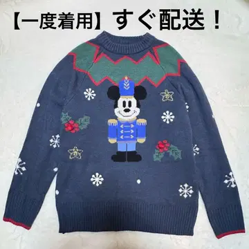 [ 즉시 익명 배송 ] 미키 크리스마스 홀리데이 니트 S~M 상당