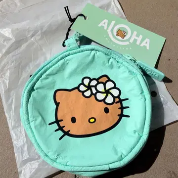 알로하 컬렉션 키티 코인 케이스 일광화상 키티 하와이