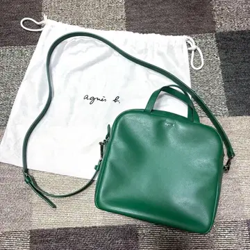 agnes b. 에네스베 가죽 미니백