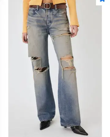 MOUSSY MIDRISE STRAIGHT 데님 25인치