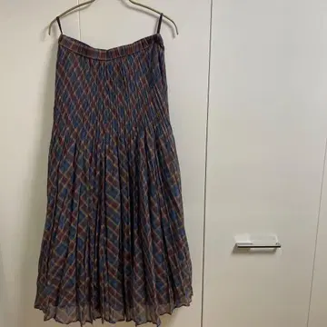 유키토리 플리츠 롱 스커트