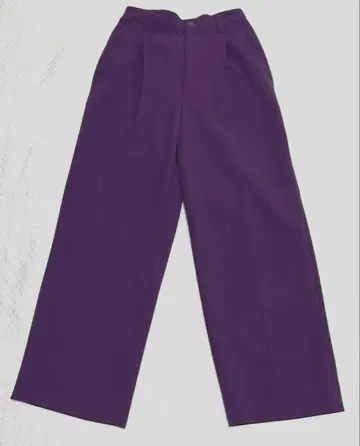 MAISON SPECIAL 퍼플 와이드 팬츠 사이즈 00