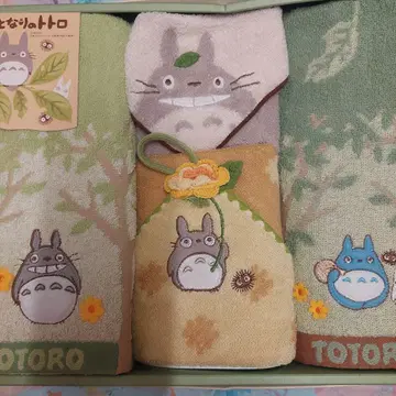 이웃집 토토로 타월 세트 4장