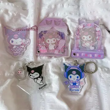 쿠로미 아크릴 키링 5개 세트