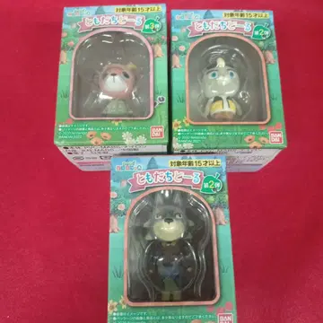 토모다치돌 동물의 숲 로보 저스틴 페터 3체 세트