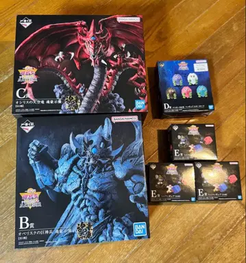 [ 미개봉 새상품 ] 유희왕 제일복권 삼환신 피규어 오시리스 오벨리스크