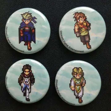 환상수전기 리마스터 캔뱃지 4개 프릭 빅토르 슈 룩