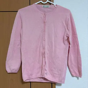 [ 세트 ] 앨리스버리 핑크 가디건 & V넥 T셔츠