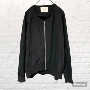 12271 디스코트 풀 집업 점퍼 블루종 블랙 L 겉옷 구제 의류