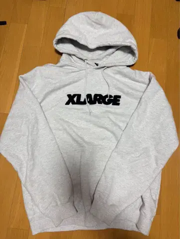 XLARGE 그레이 후드 부착 후드티