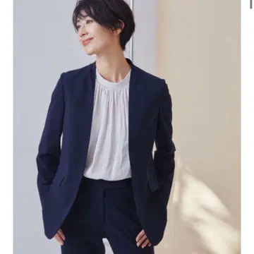 PLST 멀티 스트레치 컬러리스 자켓 수트 셋업