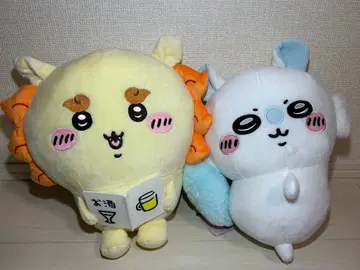 치이카와 봉제 인형 시사 모몽가 2체 세트