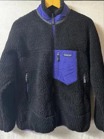 patagonia 레트로 X 자켓 보라색 블랙 M 사이즈
