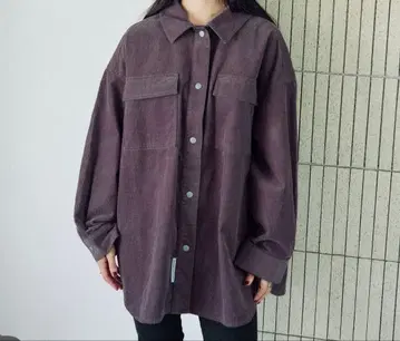 미사용 새상품 LEPSIM 코듀로이 BIG 셔츠