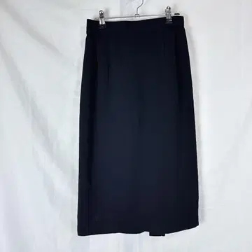 롱 타이트 스커트 블랙 베이직 무지 심플 고급 안감 있음