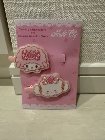 산리오 mikko 앞머리 클립