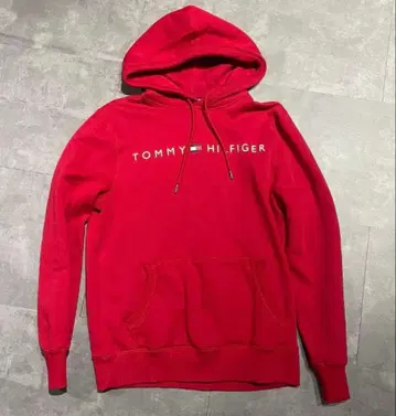 타미힐피거 TOMMY HILFIGAR 풀오버 후드티 레드 M