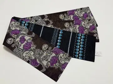 미사용 새상품 [ 메시아하나 ] 반폭 오비 리버서블 보타니컬