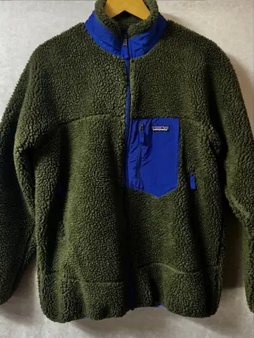 patagonia 레트로 X 자켓 파랑 그린 L 사이즈