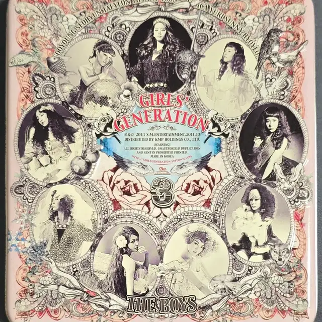 소녀시대 3집 The Boys 앨범 + 티파니 포토카드