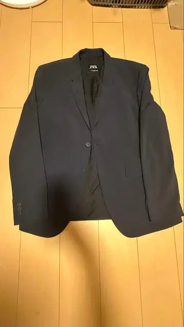 ZARA 네이비 테일러드 자켓