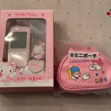 폴더폰 시계 산리오 키티, 키키라라 파우치