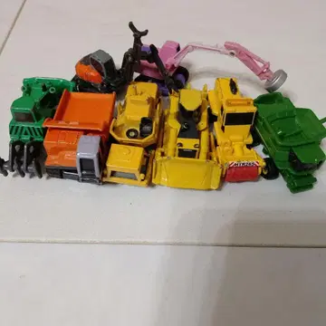 토미카풍 건설 차량 미니카 세트