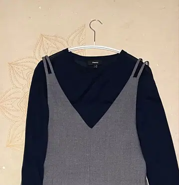 쿠리하라 하루미 오버롤 스커트 (그레이)