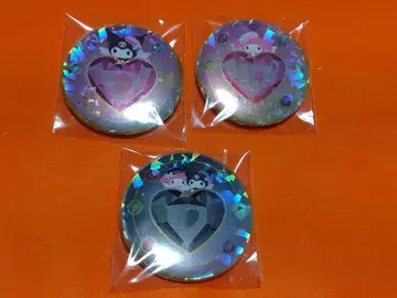 캔 배지 미개봉 쿠로미 마이멜로디 3개 세트