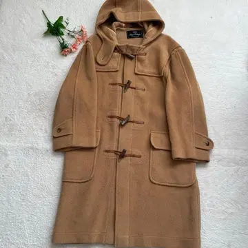 Royal Burlington 더플 코트 헤링본 카멜