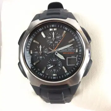 CASIO 카시오 wave ceptor WR 10 BAR 손목시계 블랙