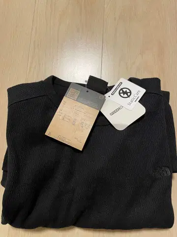 THE NORTH FACE L/S 허니콤 크루 블랙