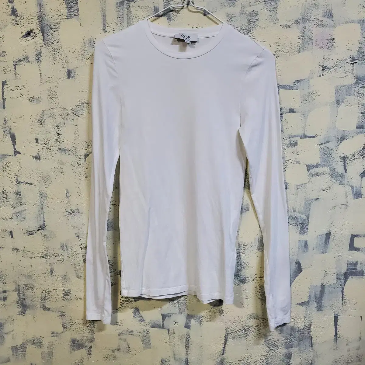 Cos White Long Sleeve T-shirt S