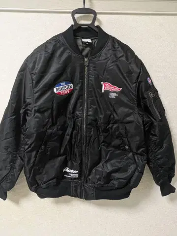 마쓰다 Roadster 35주년 기념 MA-1 자켓 블랙