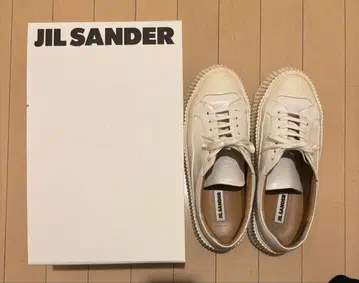 JIL SANDER 화이트 스니커즈