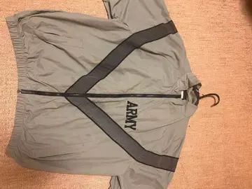 그레이 나일론 자켓 ARMY 로고