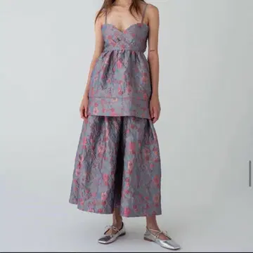 허니미허니 꽃무늬 자카드 스커트 스커트