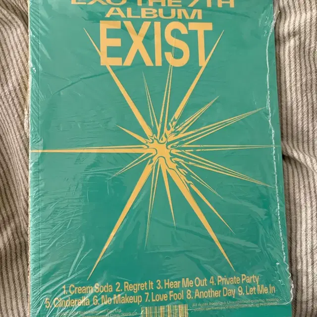 EXO 엑소 EXIST 7집 앨범 미개봉