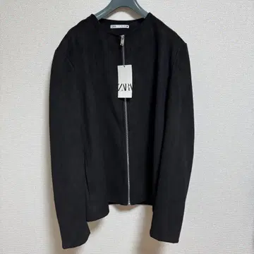 ZARA 자라 페이크 스웨이드 지퍼 자켓