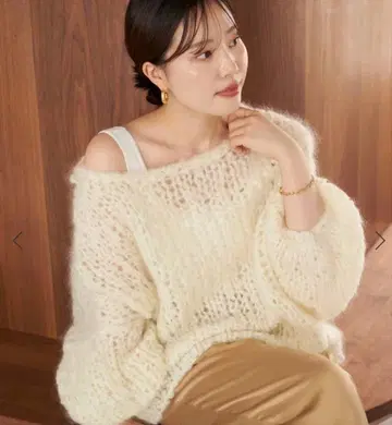 plage HAND KNIT 점보 탐 풀오버