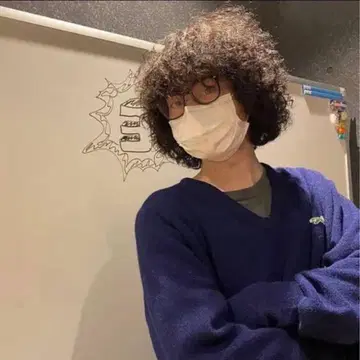 스다 마사키 착용 JC 페니 폭스 아크릴 스웨터 V넥 스웨터 XL