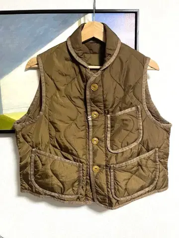 [ 미사용 새상품 ] 퀼팅 베스트 45R