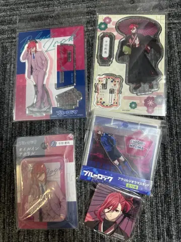 블루 록 치기리 효마 아크릴 스탠드 디오라마 스탠드 오일 인 캔뱃지