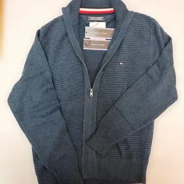 [ 새상품 미사용 ] TOMMY HILFIGER 다크 블루 가디건