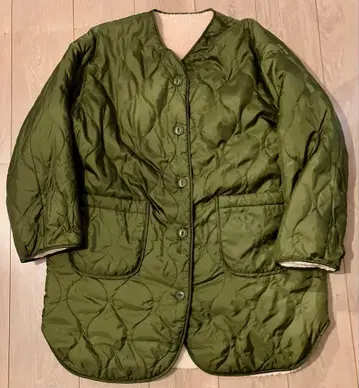 프릭스스토어 퀼팅 코트 자켓 리버서블 프리 카키